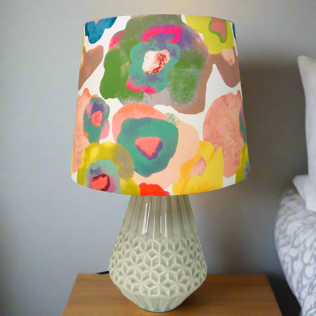 Custom Lamp Shade only - Water Floral