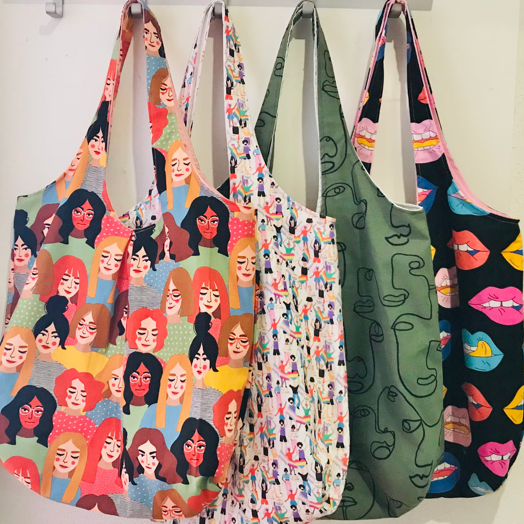 Handmade Fabric Tote Bags **ON SALE**