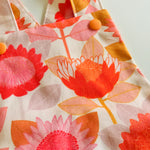 Baby Toddler Summer Romper - Orange Native Floral