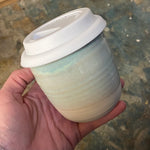 Handmade Travel Cup with Silicone Lid