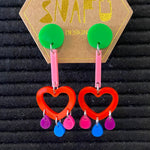 Rainbow Dangle Earrings