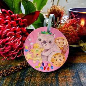 Australian animals and festive food Christmas ceramic oil diffuser ornaments