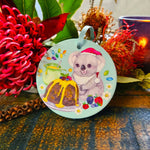 Australian animals and festive food Christmas ceramic oil diffuser ornaments