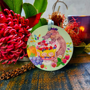 Australian animals and festive food Christmas ceramic oil diffuser ornaments