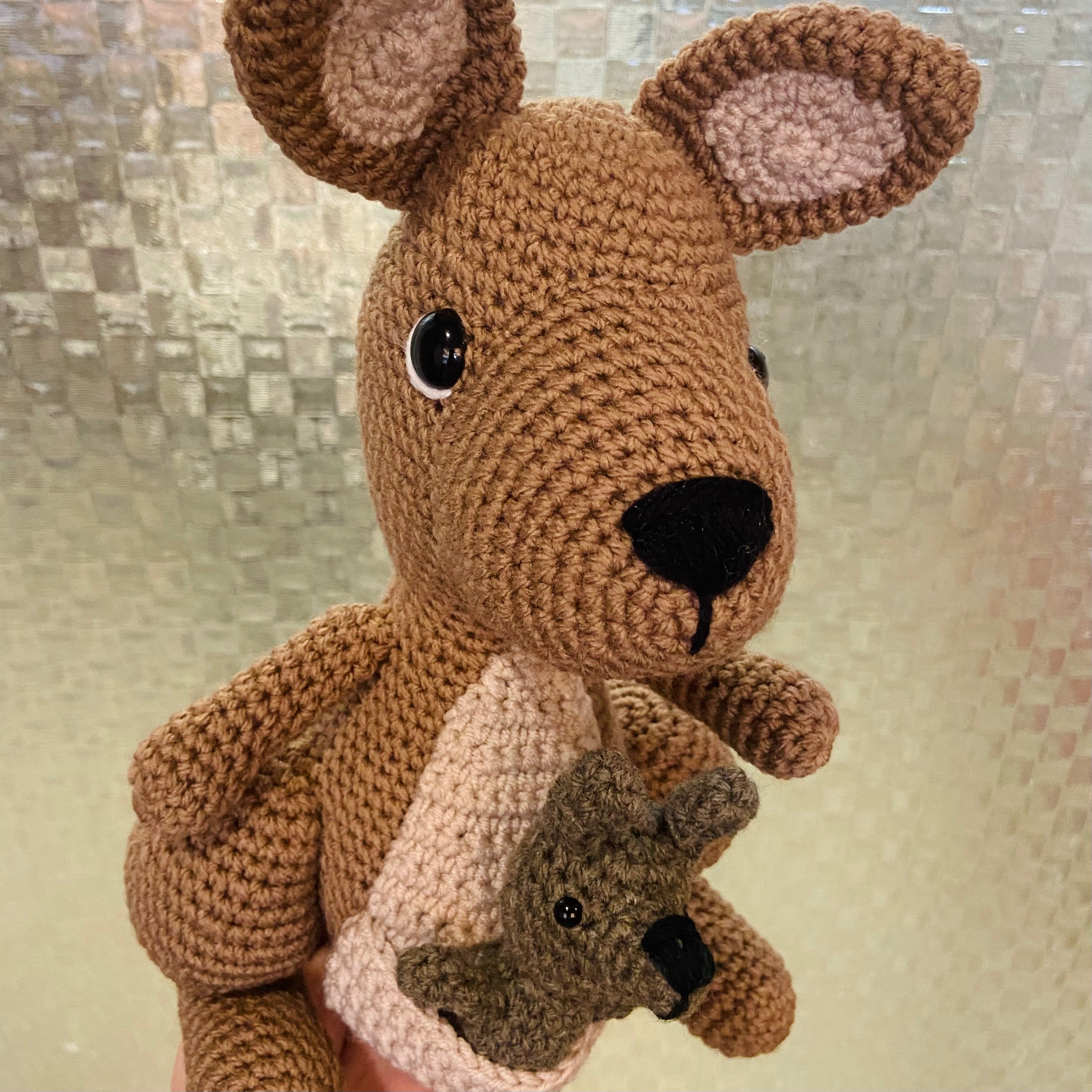 Kangaroo & Joey Crochet Toy