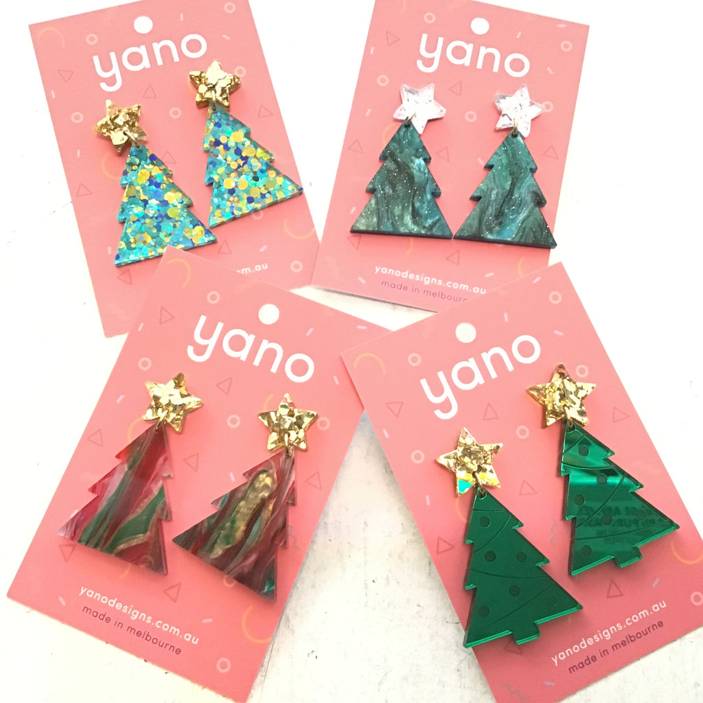 Christmas Tree Earrings