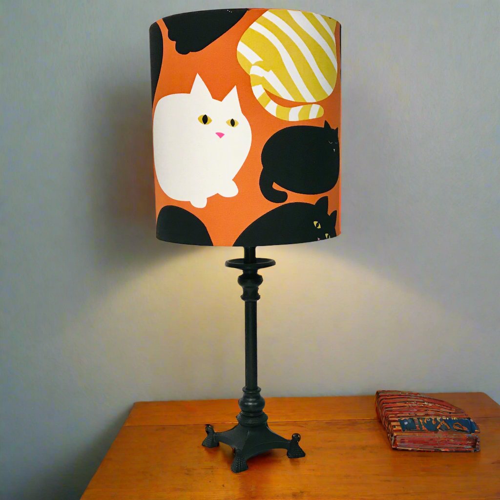 Black Cats Table Lamp