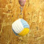 Crochet Ball keyring