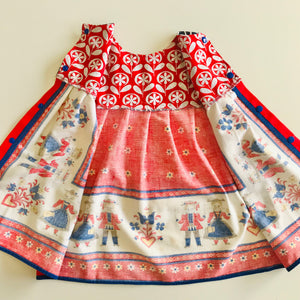 Girls empire handmade dress - Vintage Folkart