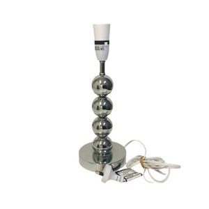 Lamp Base Only - Stainless Steel Triple Ball Table Lamp