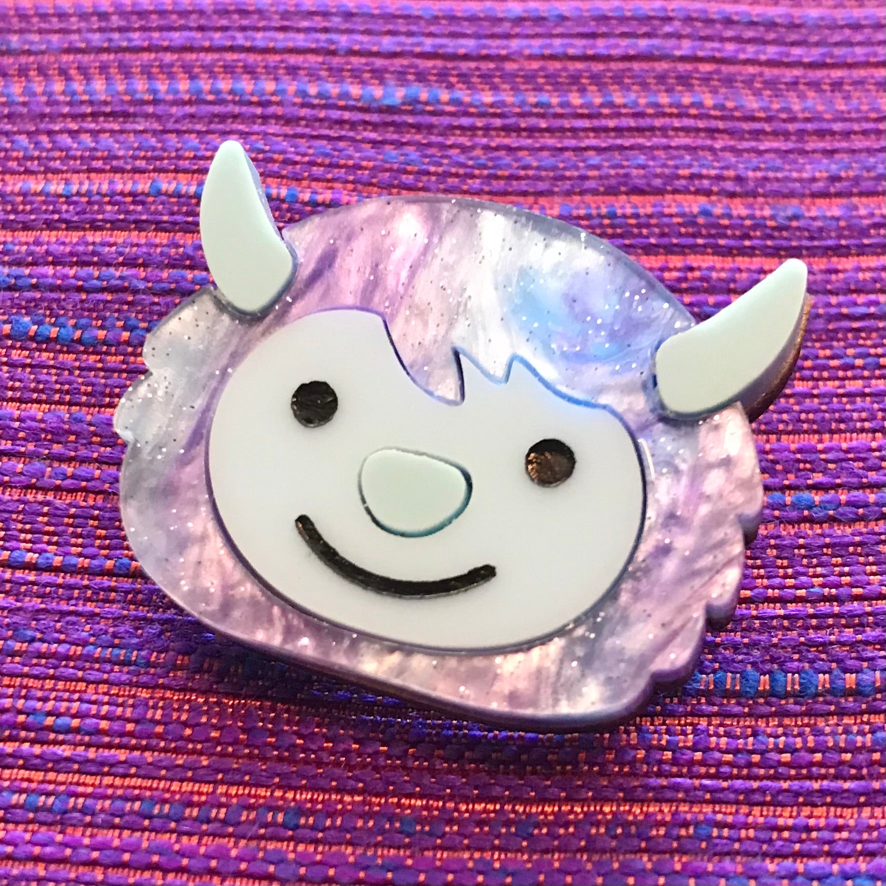 Acrylic Animal Brooch Badge