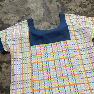 Women's Handmade Yoke Top - Basket Weave