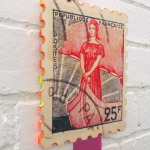 Wooden Stamp Hanging Art Pieces