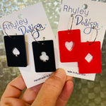 Deck of Cards Statement Earrings