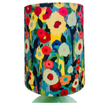 Custom Lamp Shade only - Multi Blue Floral