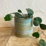 Alcohol Ink planter pot - Sea Wash (LARGE)