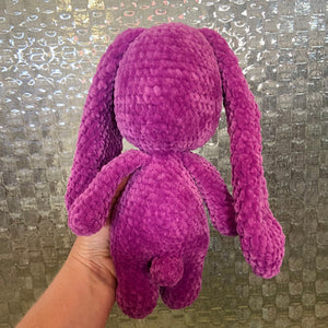 Plush Standing Bunny Crochet Toy