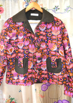 Women's Handmade Cotton Summer Jacket- Protea