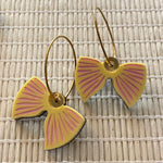 Art Deco Acrylic Earrings - Betsy Bows