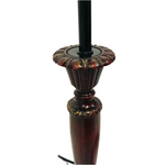 Lamp Base Only - Cherry Ornate Table Lamp