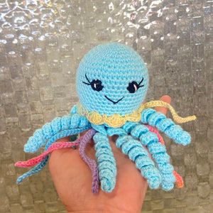 Octopus Crochet Toy - multi coloured