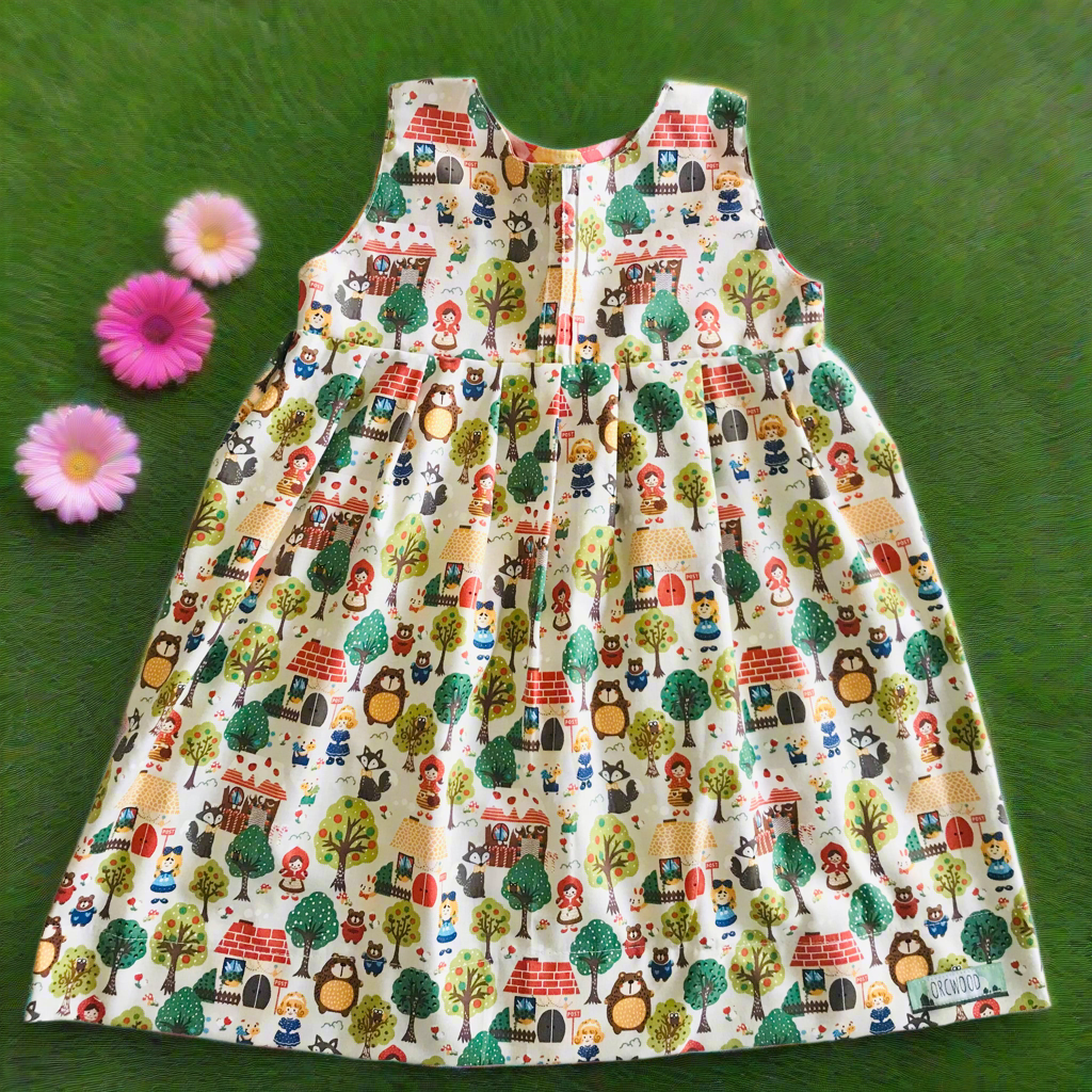 Girls empire handmade dress - Fairy Tales