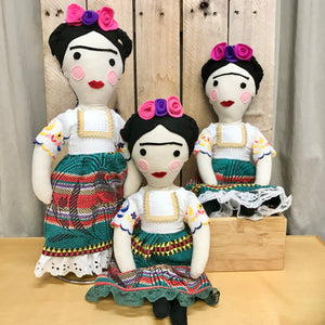 Frida Kahlo Cloth Doll