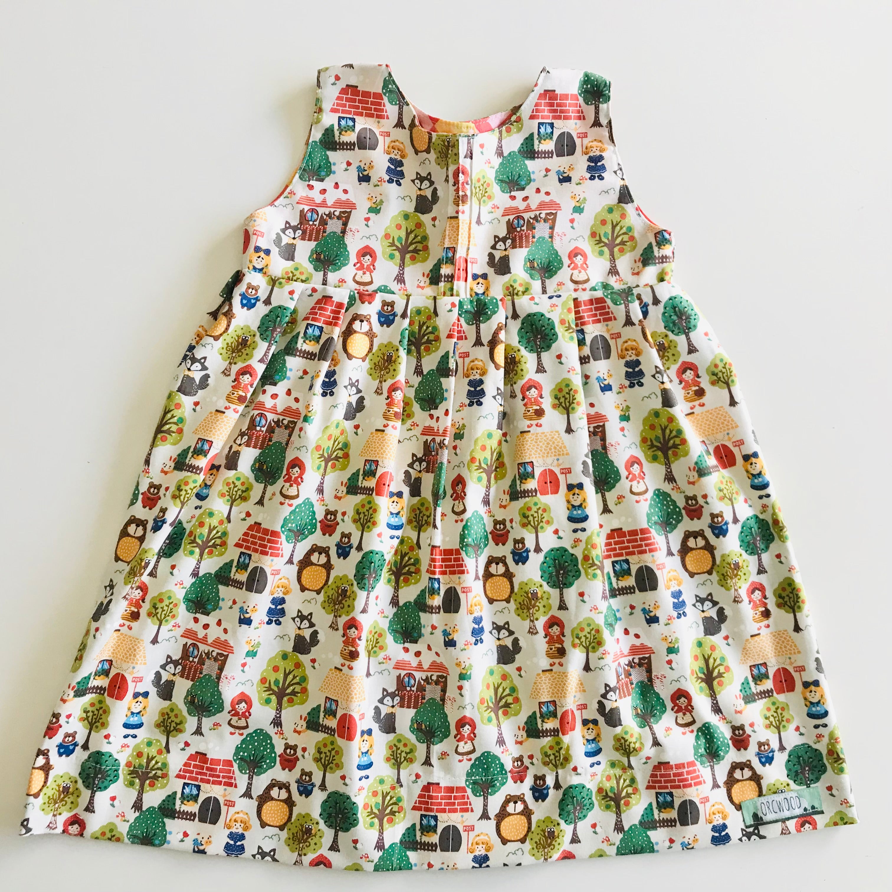 Girls empire handmade dress - Fairy Tales