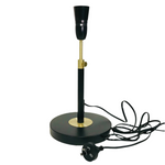 Lamp Base Only - Adjustable Dark Timber Stick Table Lamp