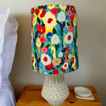 Custom Lamp Shade only - Multi Blue Floral