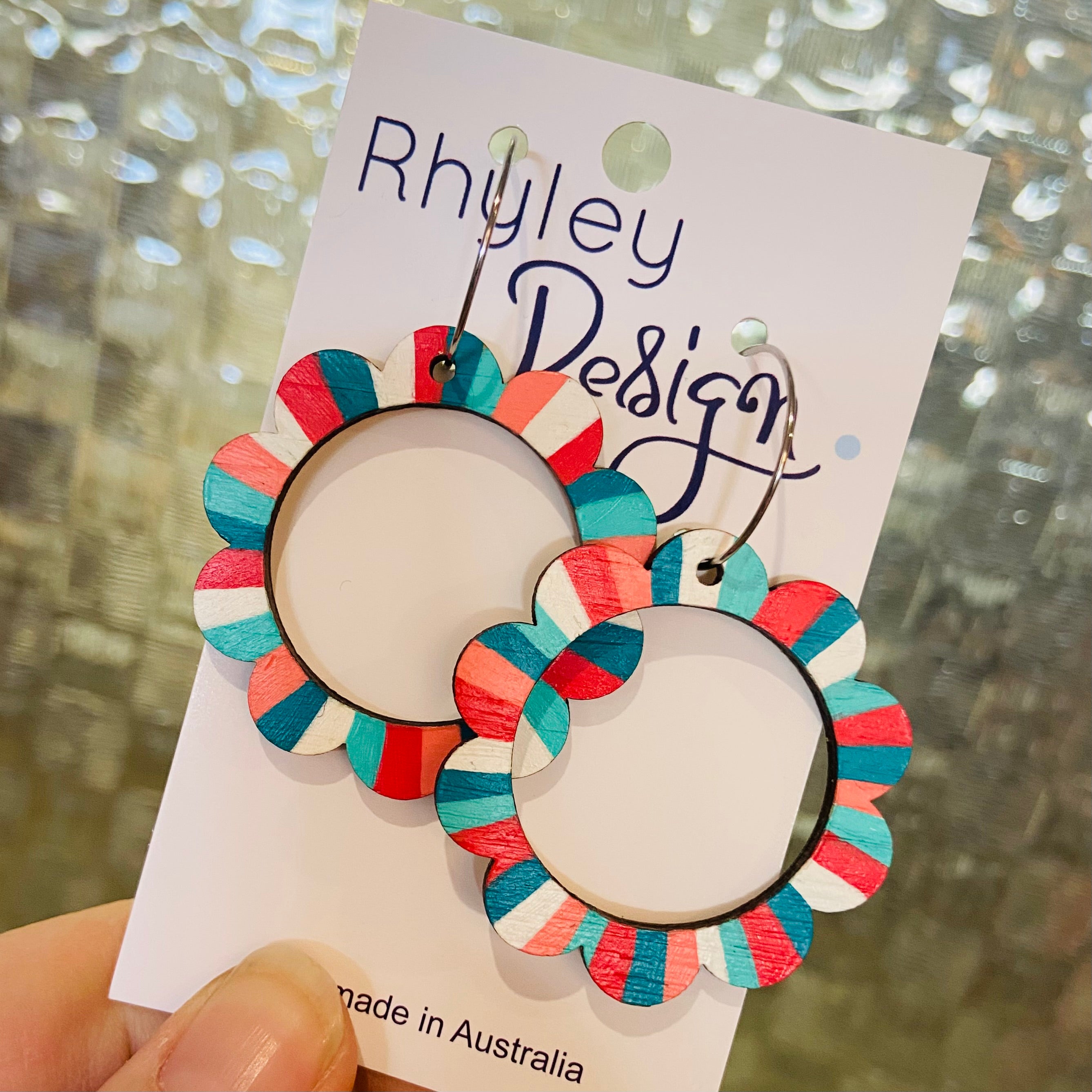 Wheel of Colour Statement Earrings