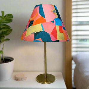 Custom Lamp Shade only - Abstract Linen