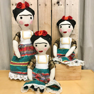 Frida Kahlo Cloth Doll