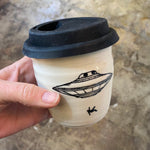 Handmade Travel Cup with Silicone Lid