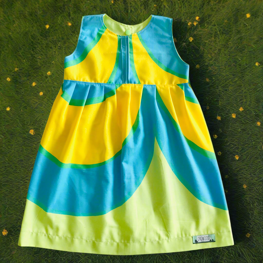 Girls empire handmade dress - Beach Arches