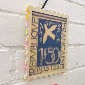 Wooden Stamp Hanging Art Pieces