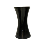 Black Ceramic Table Lamp with Flower Bomb Ink Shade