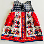 Girls empire handmade dress - Vintage Folkart