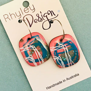 Abstract Art Statement Earrings