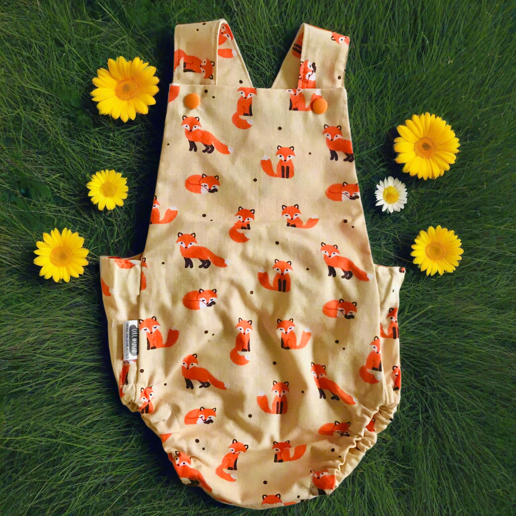 Baby Toddler Summer Romper - Foxes