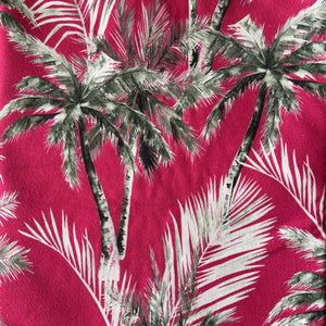 Custom Lamp Shade only - Palms on Fuchsia