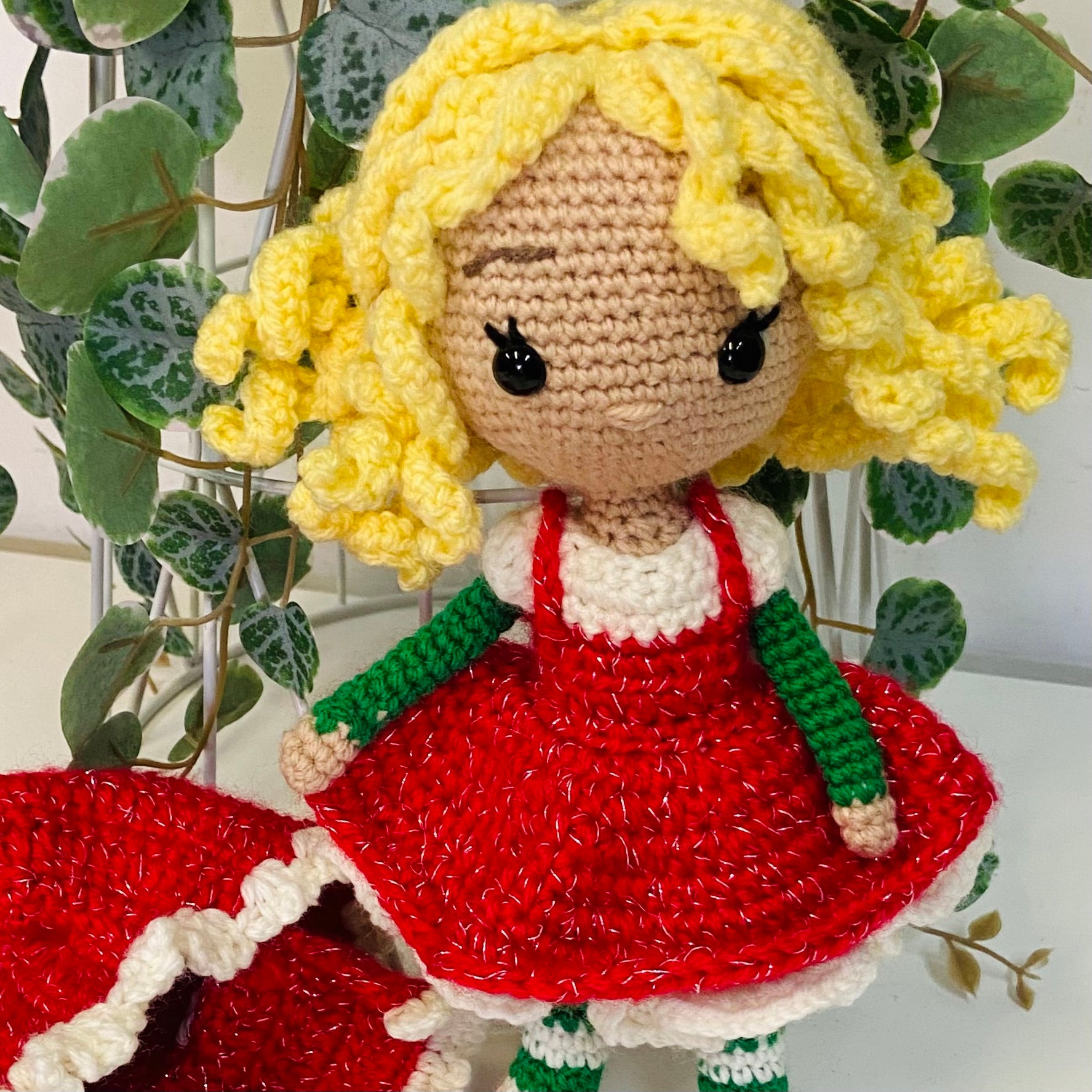 Amigurumi Crochet Doll - Christmas Red Riding Hood