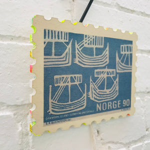 Wooden Stamp Hanging Art Pieces