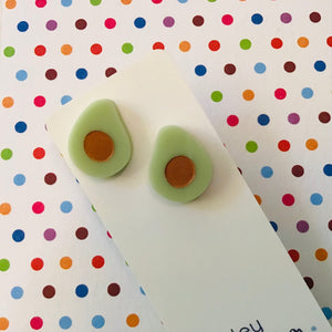Novelty Studs Earrings - Graphic Acrylic