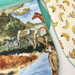 Reusable Eco Sustainable Bunting Flag Nursery Bedroom Wall Decoration - Animals & Bananas