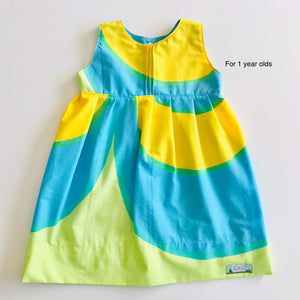 Girls empire handmade dress - Beach Arches