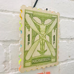 Wooden Stamp Hanging Art Pieces