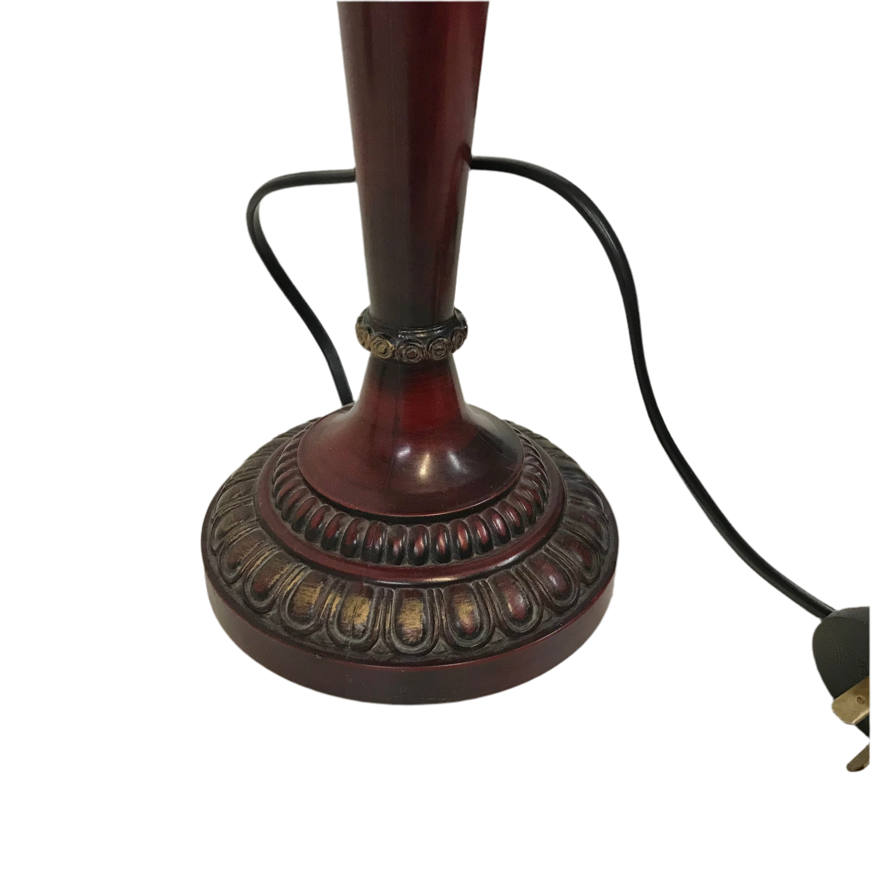 Lamp Base Only - Cherry Ornate Table Lamp