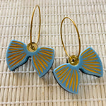 Art Deco Acrylic Earrings - Betsy Bows