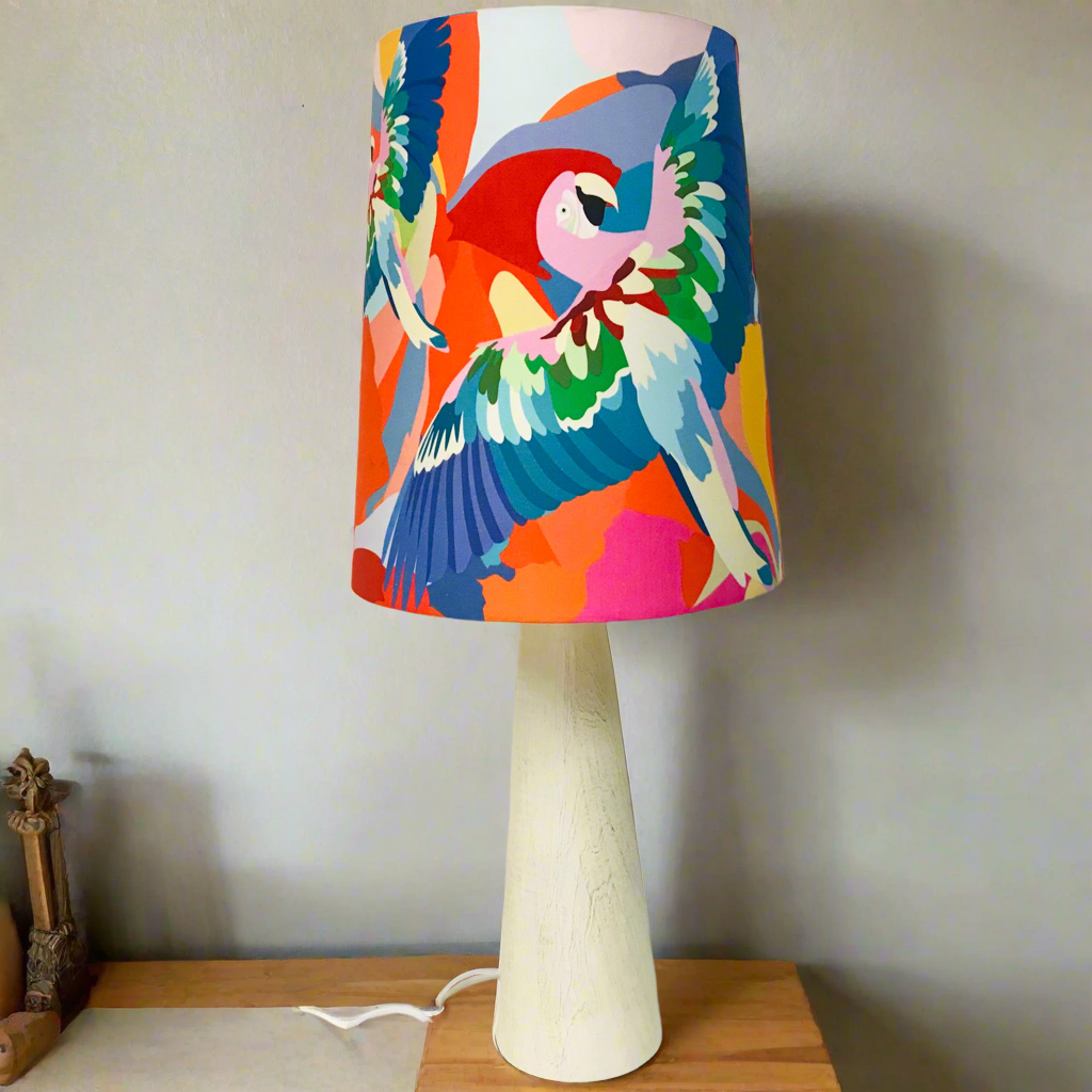 Abstract Parrots Table Lamp